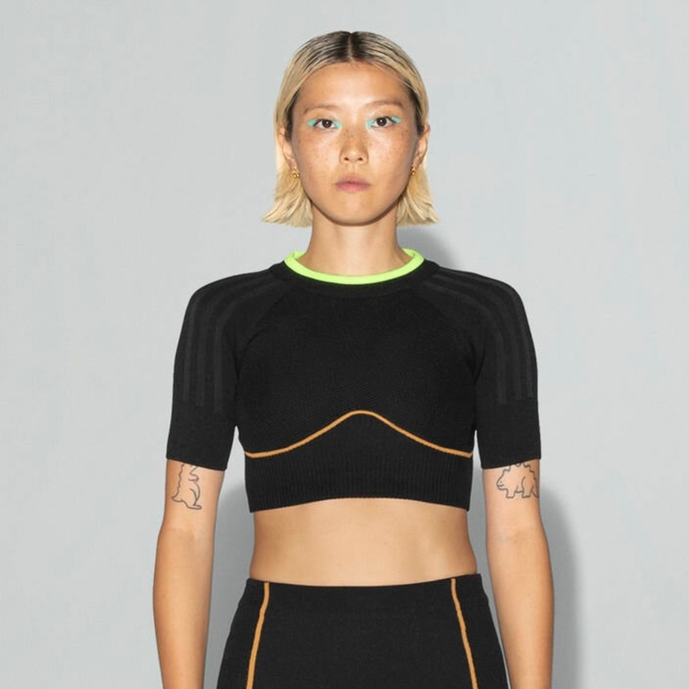 adidas x IVY PARK CROP TOP Black XS